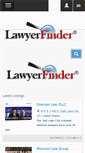 Mobile Screenshot of lawyerfinder.com